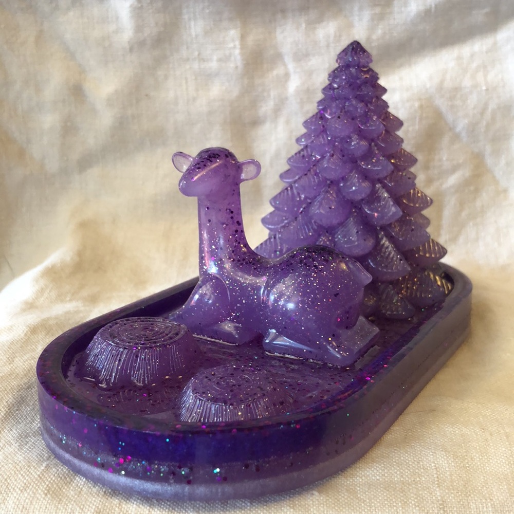 Handmade resin sculpture
